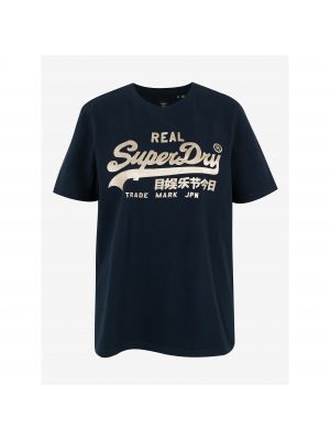 Boho tričko Superdry černé