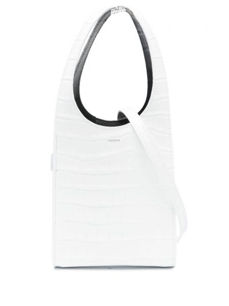 Τσάντα shopper Coperni λευκό