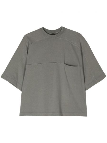 Βαμβακερή μπλούζα με στρογγυλή λαιμόκοψη Entire Studios γκρι