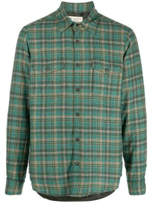 Camicia a quadri Aspesi verde