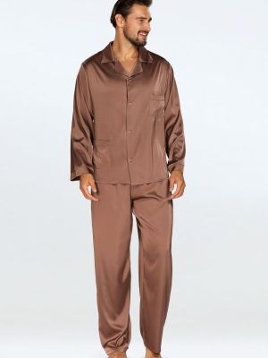 Пижама Dkaren коричневая