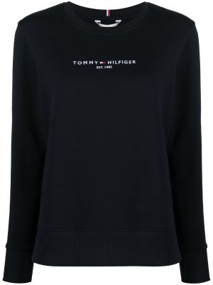 Brodert sweatshirt Tommy Hilfiger blå