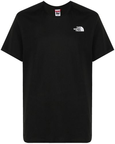 Trykt t-skjorte The North Face svart