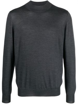 Вълнен пуловер Barba сиво