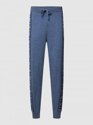 Spodnie sportowe Karl Lagerfeld niebieskie
