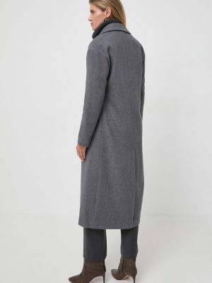 Vlněný kabát Michael Michael Kors šedý