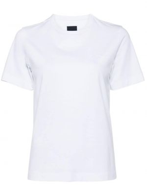 Тениска бродирана с кръгло деколте Juun.j бяло