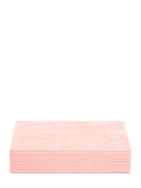 Clutch çanta Sophie Bille Brahe pembe