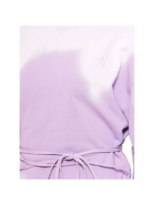 Corbata de tela jersey tie dye The Attico violeta