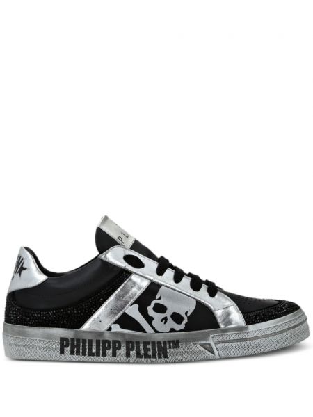 Nahka tennarit Philipp Plein musta