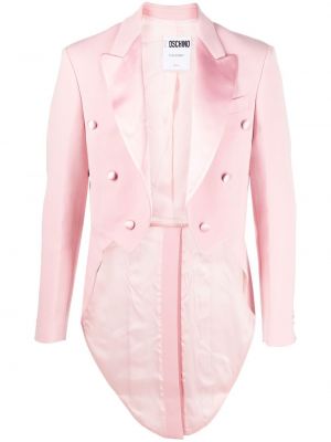 Ull lang blazer Moschino rosa