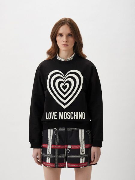 Свитшот Love Moschino черный