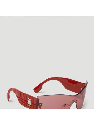 Okulary przeciwsłoneczne Burberry czerwone