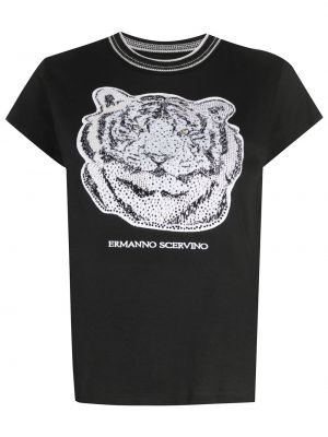 Camiseta Ermanno Scervino negro