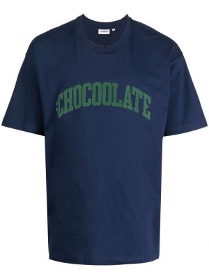 T-shirt Chocoolate blå