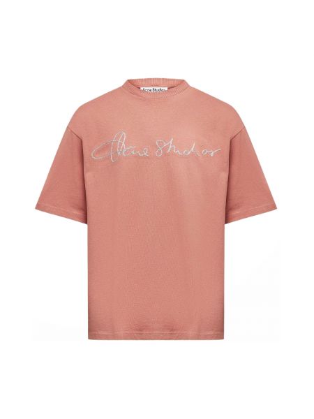 Koszulka Acne Studios - Różowy