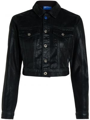 Geacă de blugi Karl Lagerfeld Jeans negru