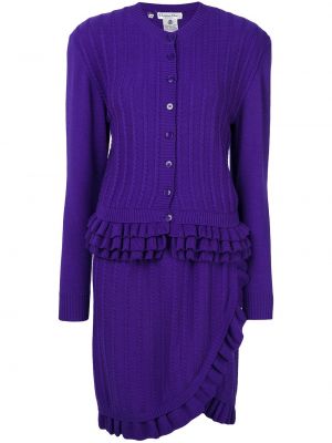 Fustă tricotate Christian Dior violet