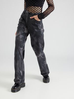 Pantaloni cu stele G-star Raw negru