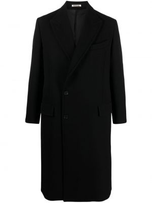 Manteau en laine Auralee noir