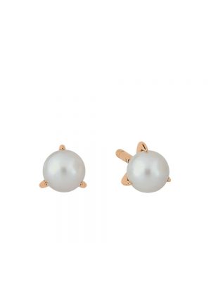 Boucles d'oreilles avec perles cloutées Ginette Ny jaune