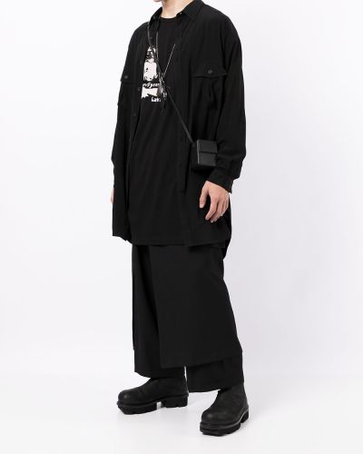 Camisa con botones Yohji Yamamoto negro