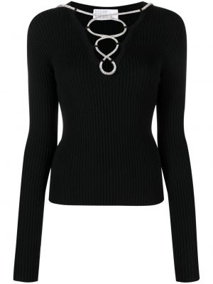 Haut en tricot Giuseppe Di Morabito noir