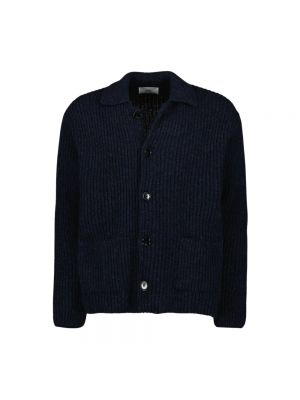 Cardigan di lana Ami Paris blu