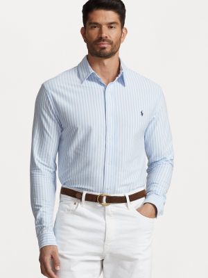 Polo Ralph Lauren Big & Tall Long Sleeve Cotton Mesh Shirt, White, 3XB