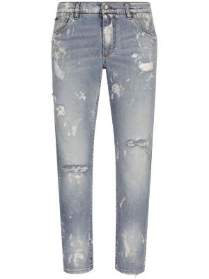 Jeans skinny effet usé slim Dolce & Gabbana