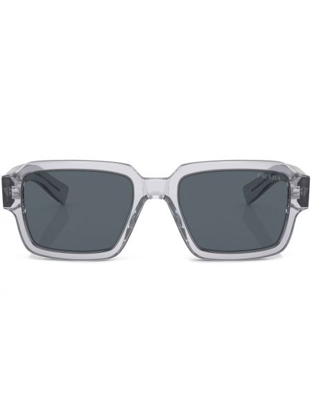 Lunettes de soleil transparentes Prada Eyewear gris