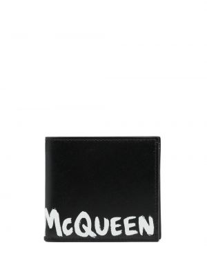 Πορτοφόλι με σχέδιο Alexander Mcqueen μαύρο