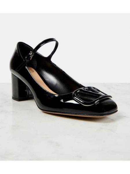 Pantofi cu toc din piele Valentino Garavani negru