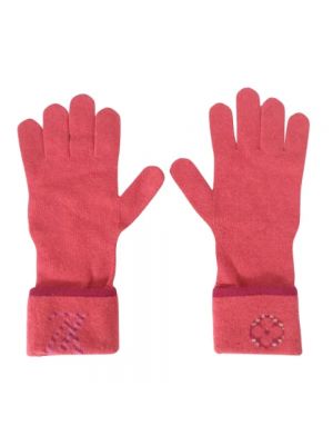 Czerwone rękawiczki z kaszmiru Louis Vuitton Vintage