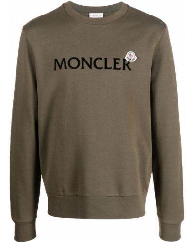 Trykt sweatshirt Moncler grønn