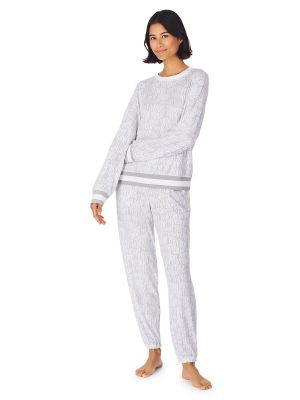 Pijama con estampado Dkny blanco