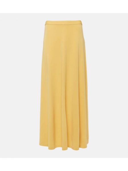 Džerzej dlhá sukňa Totême žltá