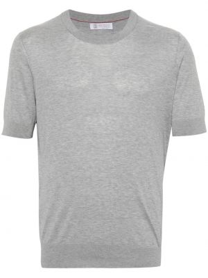 T-shirt Brunello Cucinelli gris