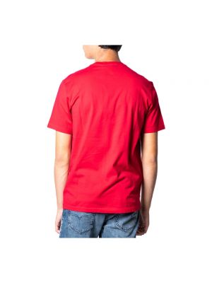 Koszulka z nadrukiem Dsquared2 czerwona
