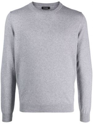 Sweter z okrągłym dekoltem Cenere Gb szary