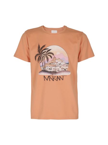 Koszulka elegancka Isabel Marant pomarańczowa
