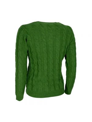 Jersey de lana de cachemir de tela jersey Cashmere Company verde