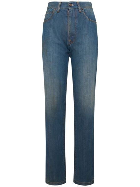 Straight leg-jeans Maison Margiela blå