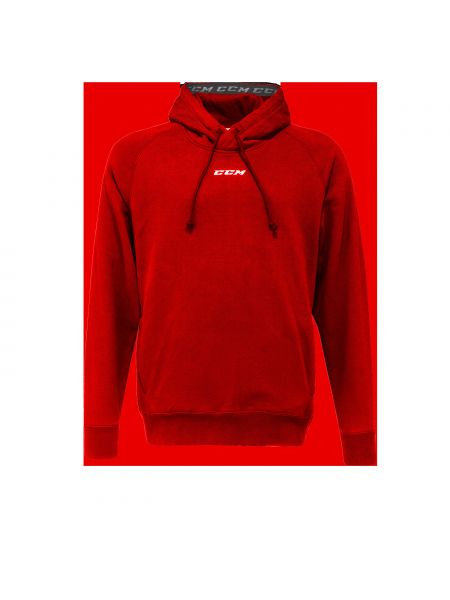 Червоний флісовий пуловер Ccm