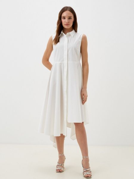 Платье-рубашка Eleganzza белое