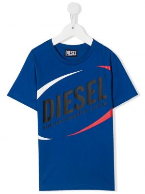 Tričko Diesel Kids - Modrá