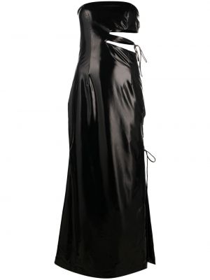 Μάξι φόρεμα Rotate μαύρο