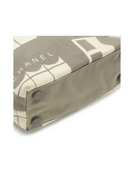 Bolso shopper Chanel Vintage gris