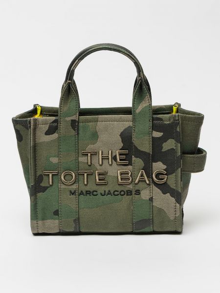 Камуфляжная сумка с принтом Marc Jacobs зеленая