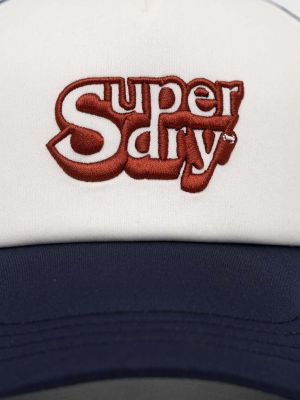 Kapa s šiltom Superdry bela